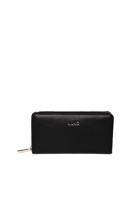 black zip around wallet LIU JO | AA5155E00058ZIPAROUND-22222